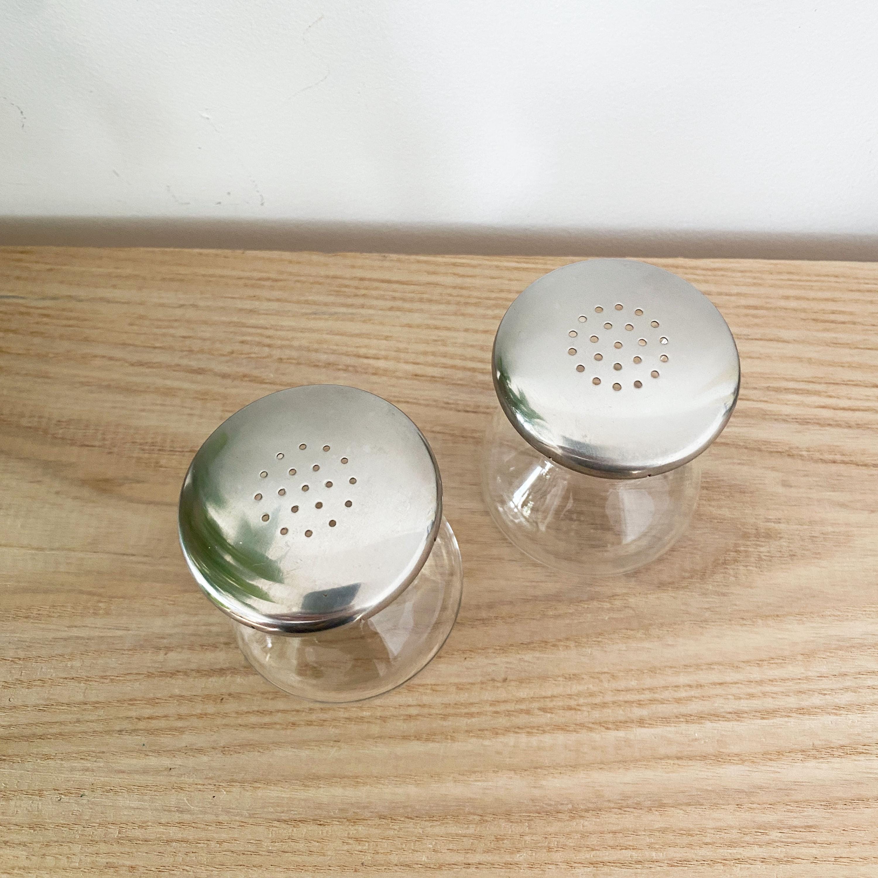 Vintage Salt and Pepper Twins Shakers by Wilhelm Wagenfeld WMF