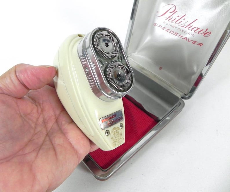 Vintage Philishave Electric Razor: 1950s Model 7830, Holland, With Case ...