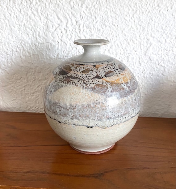 工芸品 Vintage vase from artec Vintage Ars Deruta Italy Artisanal Ceramic Vase