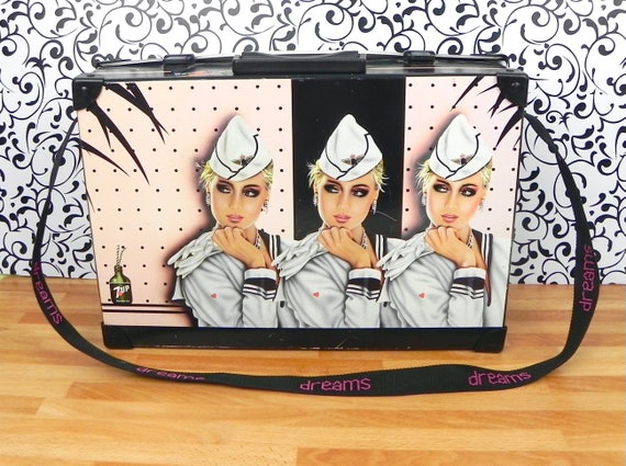 80s Sailor Girl Briefcase Shoulder Bag | Gerry the Cat Pink Saloon