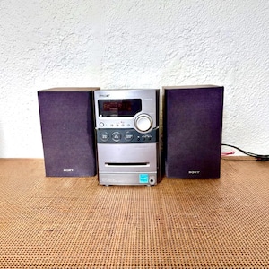 SONY CMT-NEZ30 CD Player Tape Deck Radio Tuner | Retro Tech - Tested & Working!