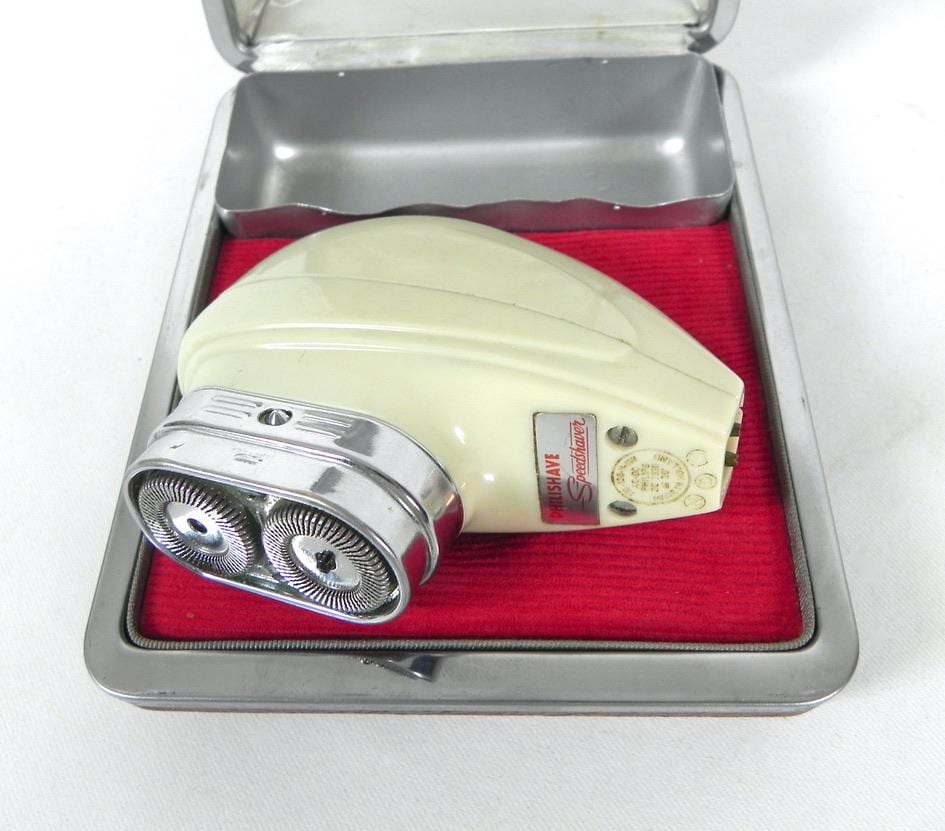 Vintage Philishave Electric Razor: 1950s Model 7830, Holland, With Case ...