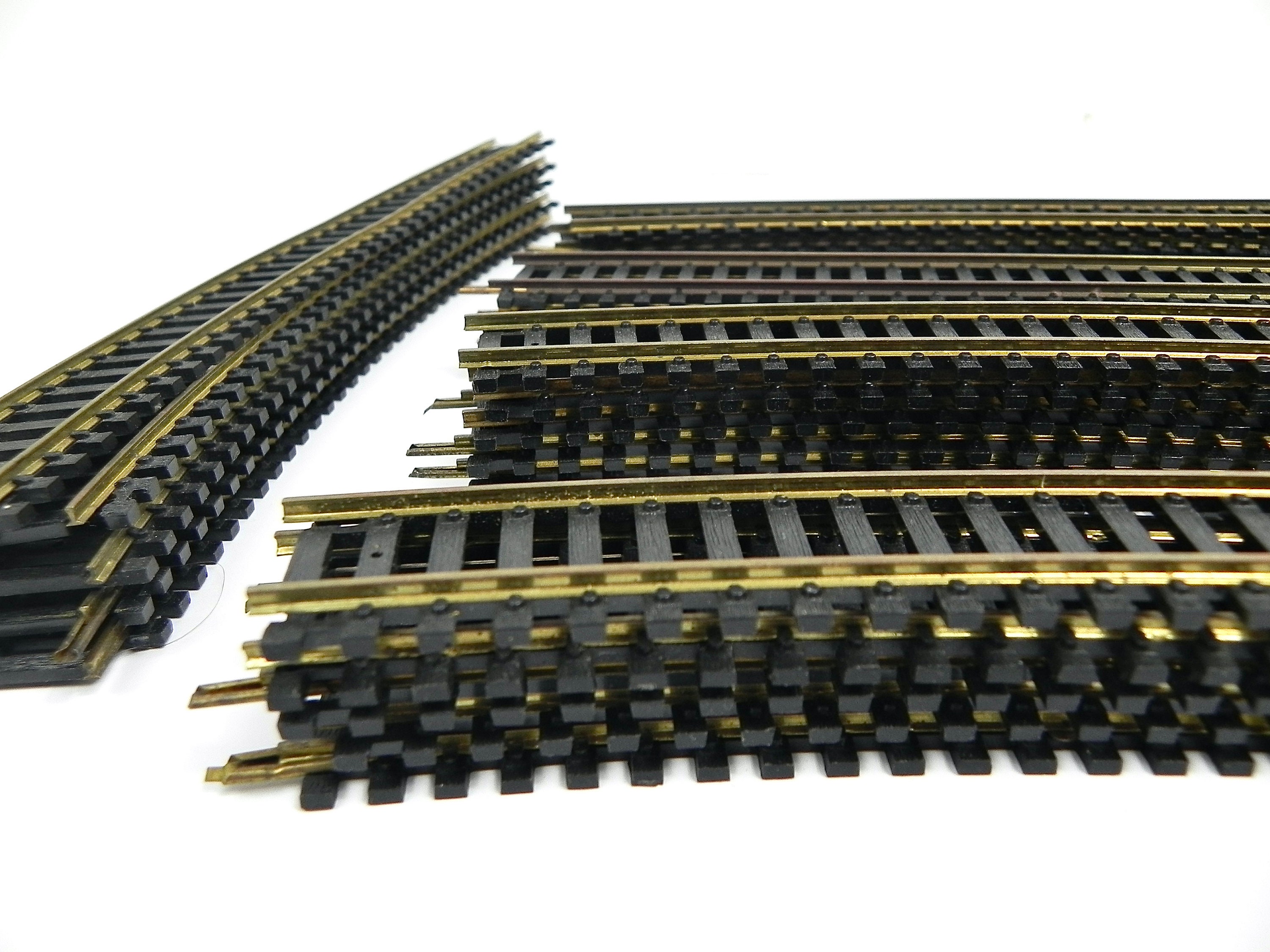 Model HO Train Tracks Curved and Straight Train Tracks EZ Etsy