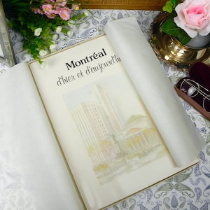 Gilles Gingras Montréal d'hier et d'aujourd'hui | Quebec Art Book | Canadian Artist 1970s