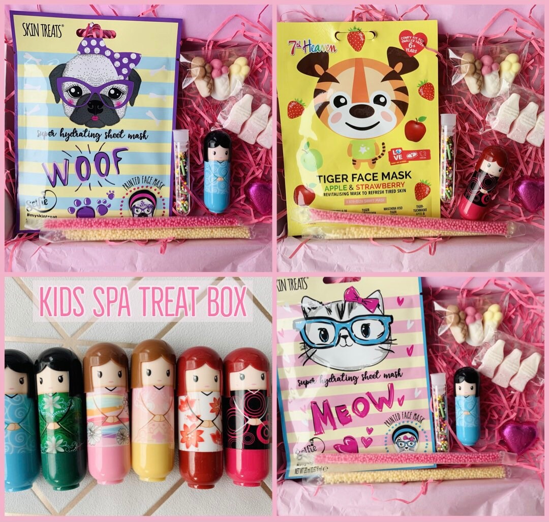 Super Cute Kids Spa Pamper & Treat Box Birthday Pamper | Etsy