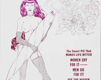 Póster vintage antimarihuana "Reefer Madness"