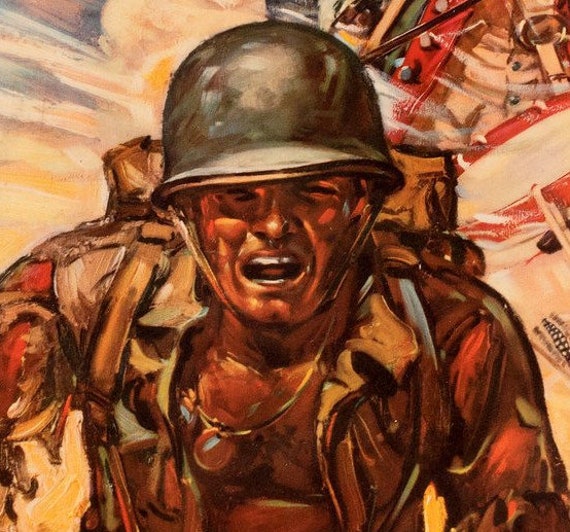 Marne Corps Gft, US Marnes Vntage Mltary Poster, Chrstmas Gft