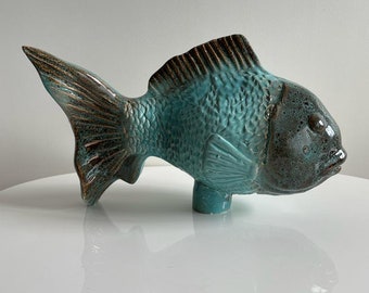 Pesce in ceramica fatto a mano