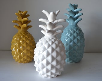 Piña de cerámica / Fruta hecha a mano