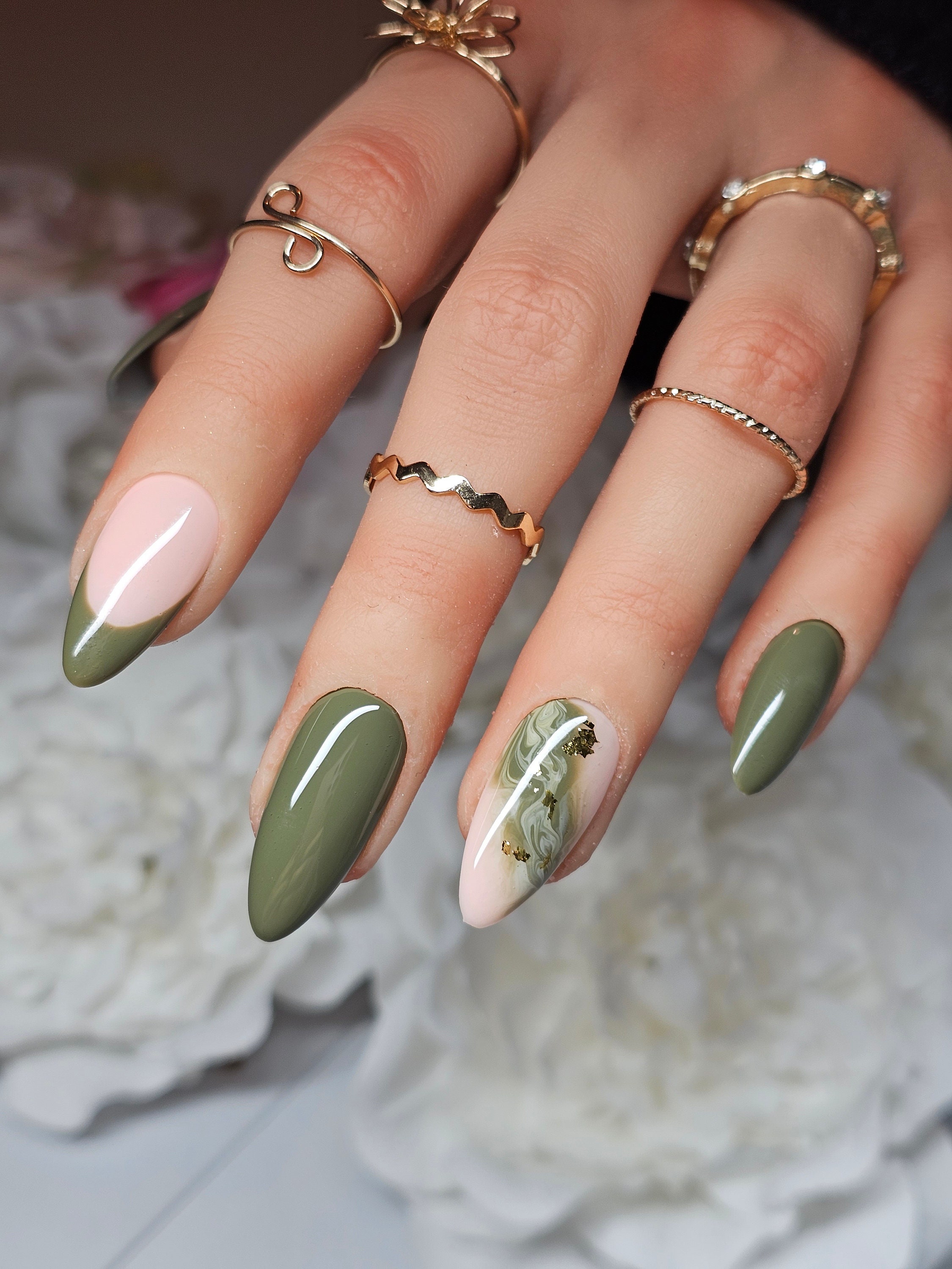Olive nails
