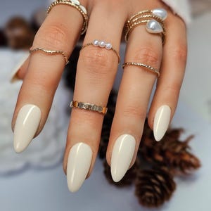 Vanilla chrome nails - Etsy sterreich