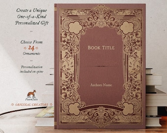 Antique Rose Personalized Journal: Custom Hardcover Book Gift