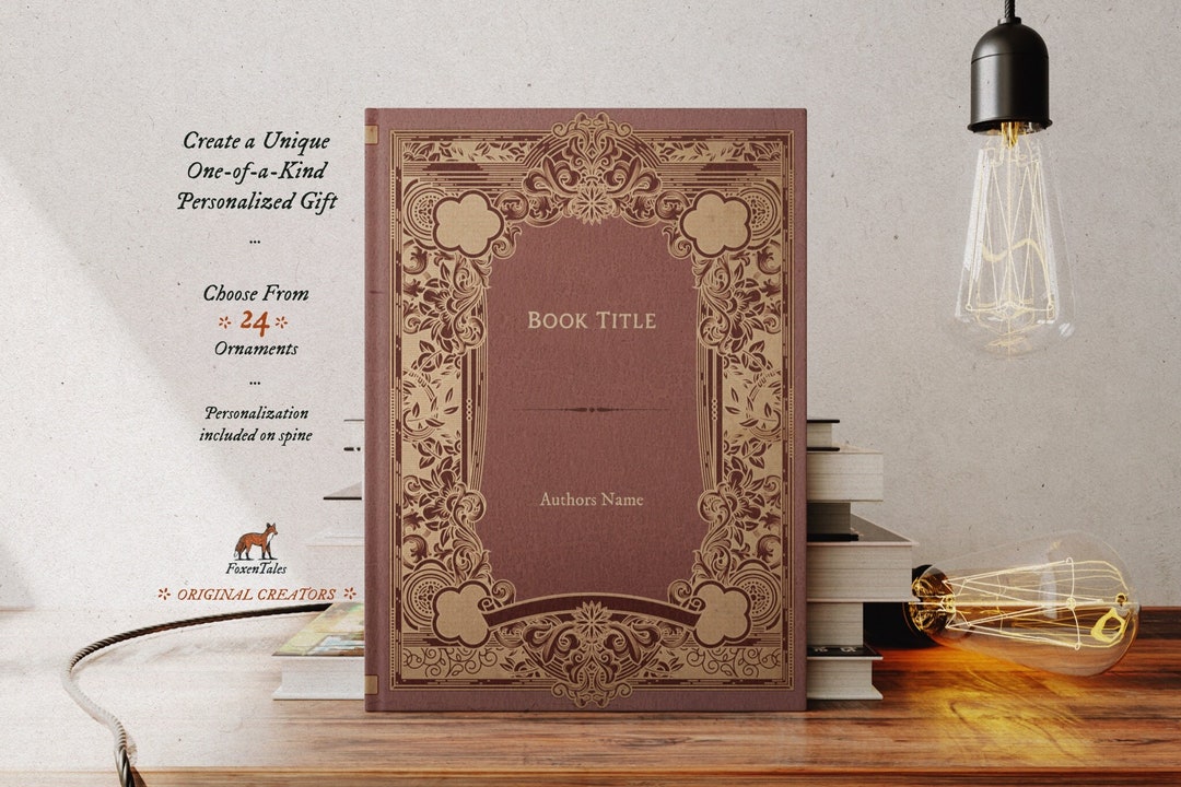 Antique Rose Personalized Journal: Custom Hardcover Book Gift - Etsy