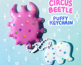 Galleta de circo con forma de escarabajo, 5,7 cm (2,25 pulgadas), suave y blandita, de PVC. Lindo insecto ciervo, ideal para postres, dulces y pasteles.