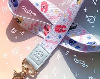 Bug Buddies Lanyard Cute Isopod Insect Nature Wristlet Isopod Hercules Beetle Stag Beetle Rhino Beetle Worm