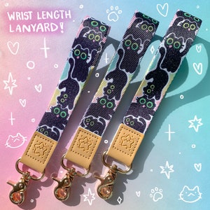 Void Cat Lanyard Cute Cats Kitten Black Cat Pet
