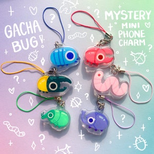 Gacha Bug MYSTERY MINI Acrylic Phone Charm Nature Cute Bug