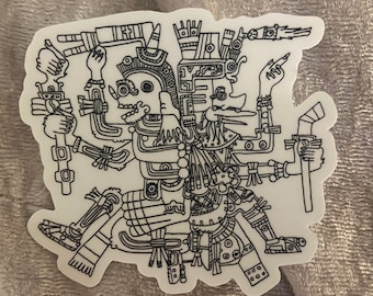 Aztec God Sticker
