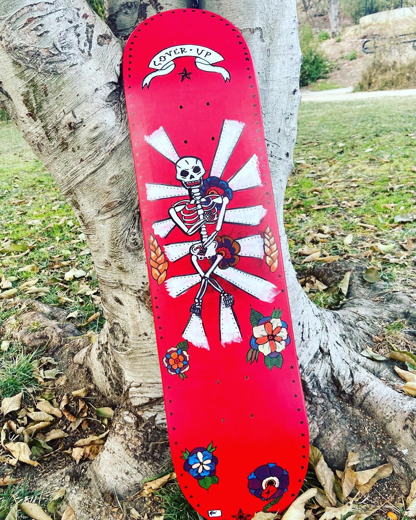 Handpainted & Varnished Custom Skateboard Decks Etsy