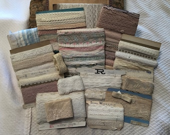 Old Vintage Lace (Est. mid 40's - late 1960's) For Junk Journals, Sewing, Crafts, Quilting and More. |Please Read Description Fully!