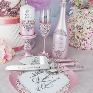 blush silver quinceanera decor, blush quinceanera cake, pink quince brindis, mis 15 anos