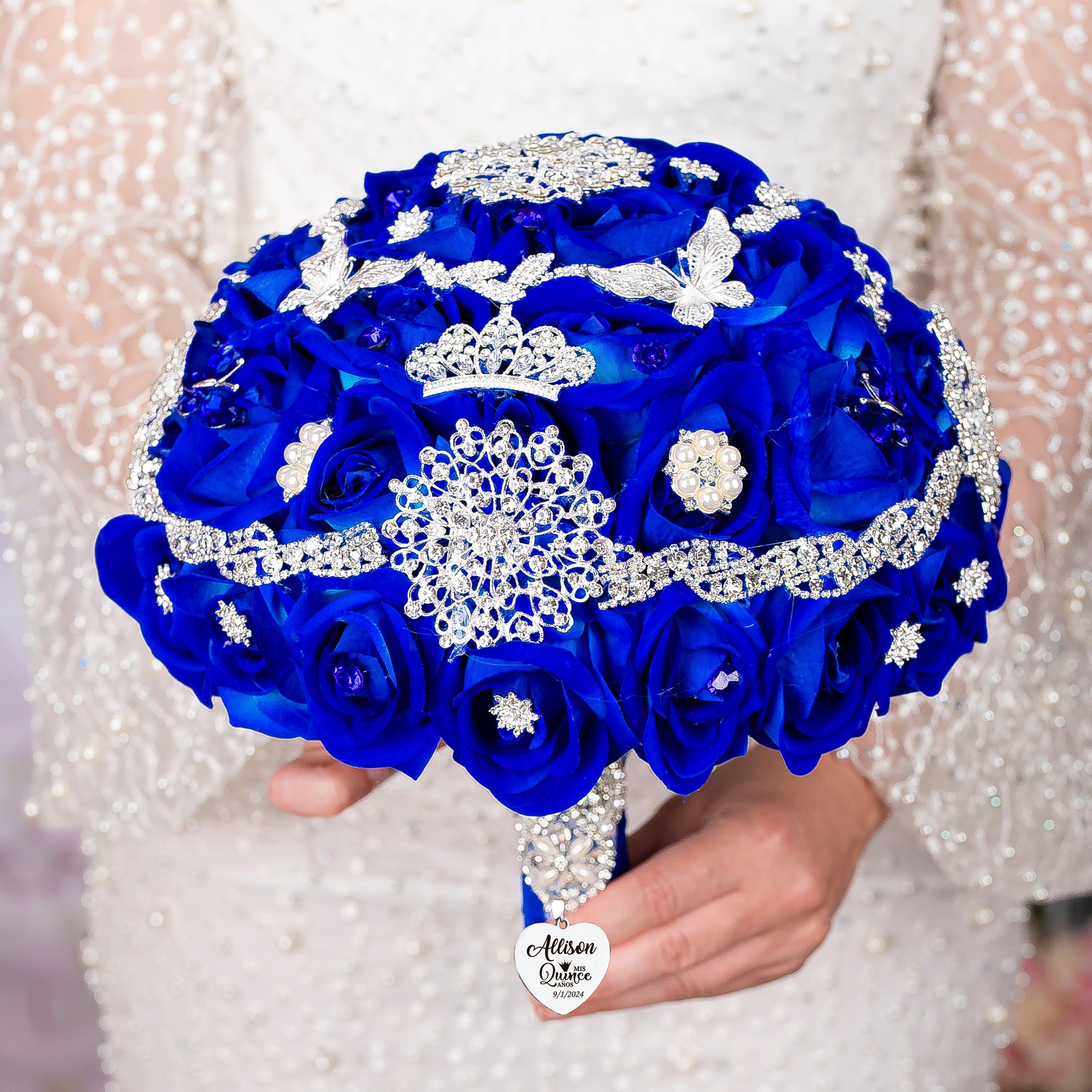 Royal Blue Silver Quinceanera Bouquet, Royal Blue Quince Ramo, Royal Blue Quinceanera Bouquet, Royal Blue Quinceanera Decoration - Etsy Royal Blue Silver Quinceanera Bouquet, Royal Blue Quince Ramo, Royal Blue Quinceanera Bouquet, Royal Blue Quinceanera Decoration - Etsy