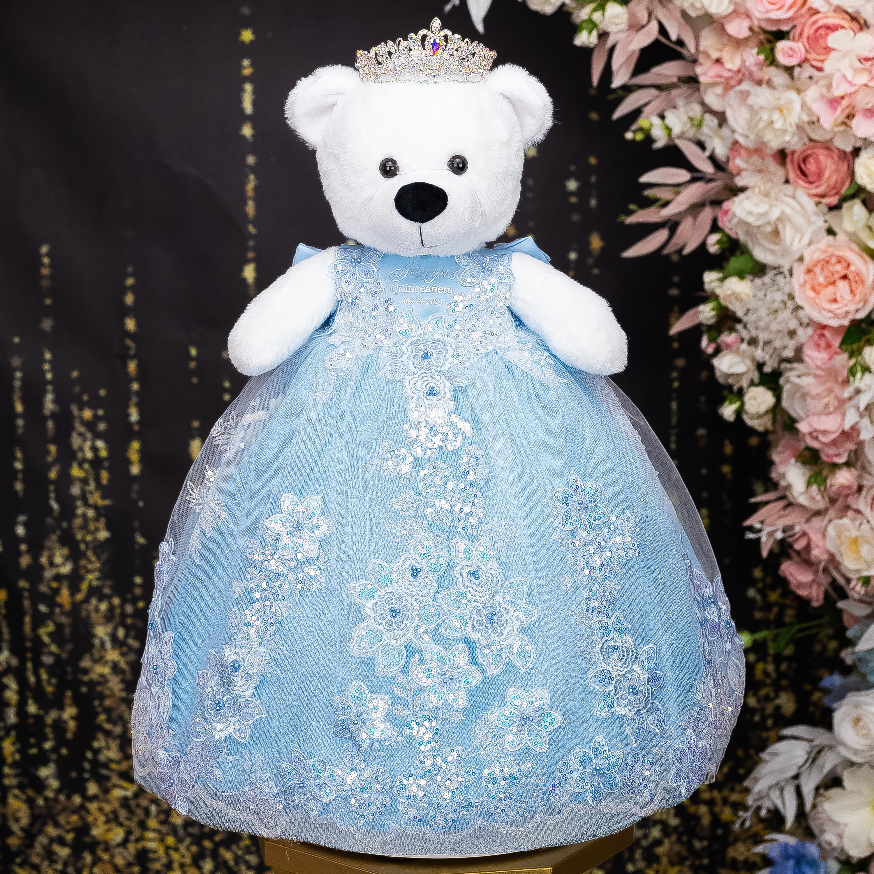 blue teddy dress Goldilocks Yellow White Eyelet Teddy Bear Adult Baby Sissy Dress by Le –  Leanne's Pretty Dresses