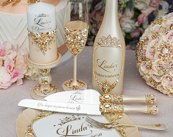 sweet 16 cake knife, sweet 16 champagne flute, sweet 16 toast glass