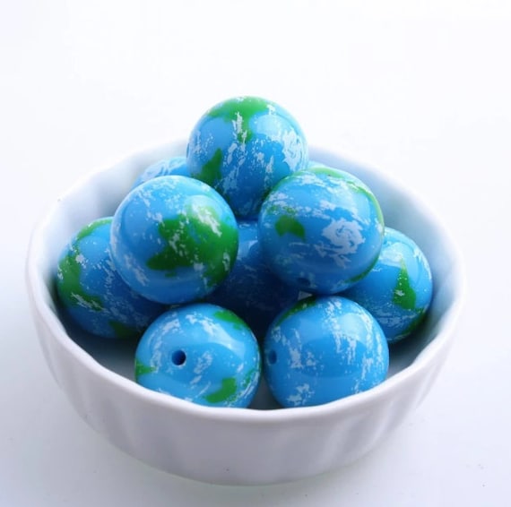 20mm Bubblegum Beads Earth Beads World Beads Etsy