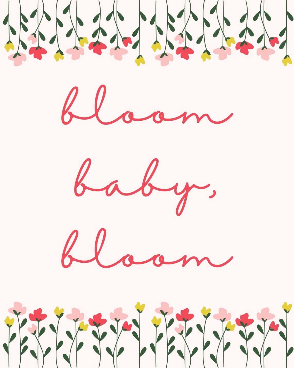 Printable Baby Room / Nursery 8x10 EDITABLE Digital Download | Etsy