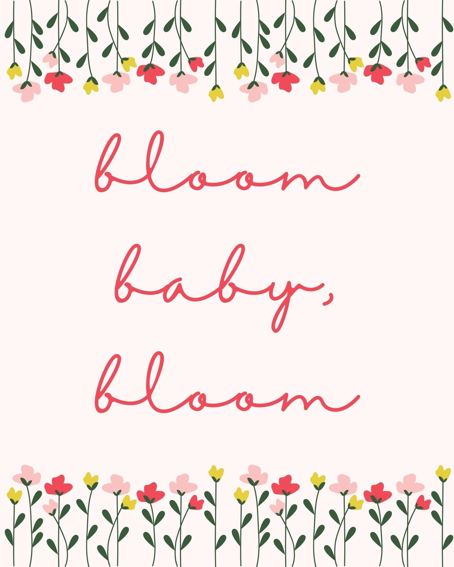 Printable Baby Room Nursery 8x10 EDITABLE Digital Download Etsy