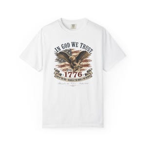 In God We Trust Shirt — Christian Mom Shirt Patriotic Homeschool Comfort Colors Tee Gift for Her image 14