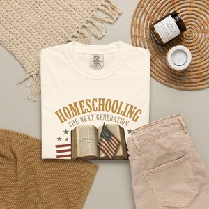Homeschooling das nächste Generation Shirt - christliche Mutter Shirt Homeschool Comfort Farben T-Shirt Geschenk Bild 13