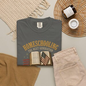 Homeschooling das nächste Generation Shirt - christliche Mutter Shirt Homeschool Comfort Farben T-Shirt Geschenk Bild 7