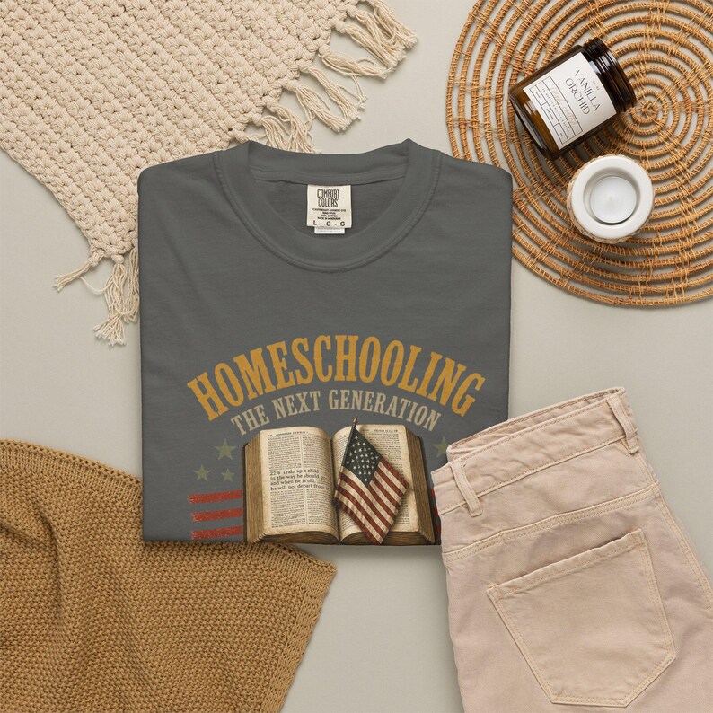 Homeschooling das nächste Generation Shirt - christliche Mutter Shirt Homeschool Comfort Farben T-Shirt Geschenk Bild 7