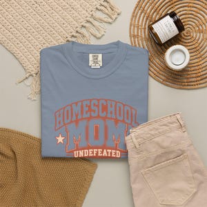 Undefeated By Grace Shirt — Christian Mom Shirt Homeschool Mom Comfort Colors Tee Gift for Her image 10