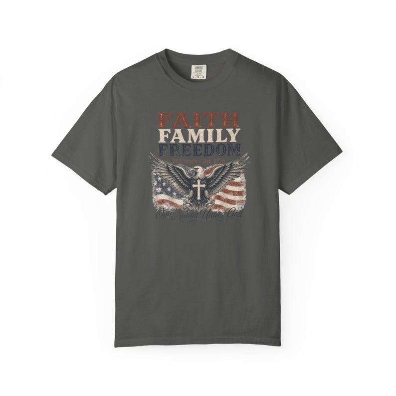 Amerika 250 Erb-Shirt - Christliche Mutter Shirt Vaterländische Schule Komfort Farben T-Shirt Geschenk Bild 14