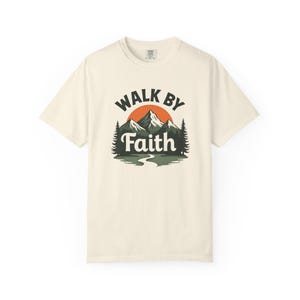 Walk By Faith Shirt — Christian Mom Shirt Homeschool Mom Comfort Colors Tee Gift for Her image 6