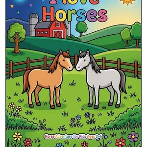 Farm Animals Coloring Book for Kids — Printable Farm Coloring Pages for Toddlers Digital Download image 3