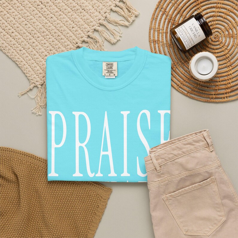 Praise Always Shirt — Christian Mom Shirt Homeschool Mom Comfort Colors Tee Faith Gift for Her image 5