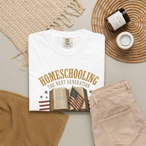Homeschooling das nächste Generation Shirt - christliche Mutter Shirt Homeschool Comfort Farben T-Shirt Geschenk Bild 10