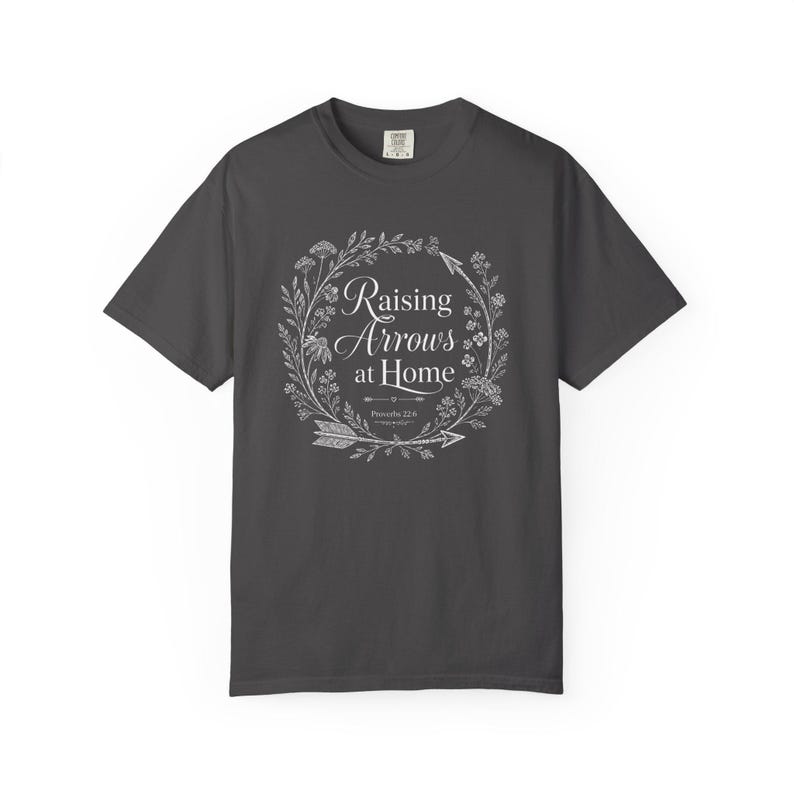 Raising Arrows at Home Shirt — Christian Mom Shirt Homeschool Mom Comfort Colors Tee Gift for Her image 9