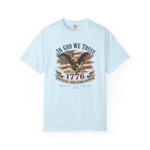 In God We Trust Shirt — Christian Mom Shirt Patriotic Homeschool Comfort Colors Tee Gift for Her image 6