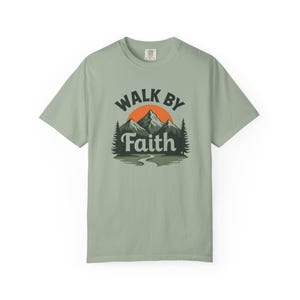 Walk By Faith Shirt — Christian Mom Shirt Homeschool Mom Comfort Colors Tee Gift for Her image 8