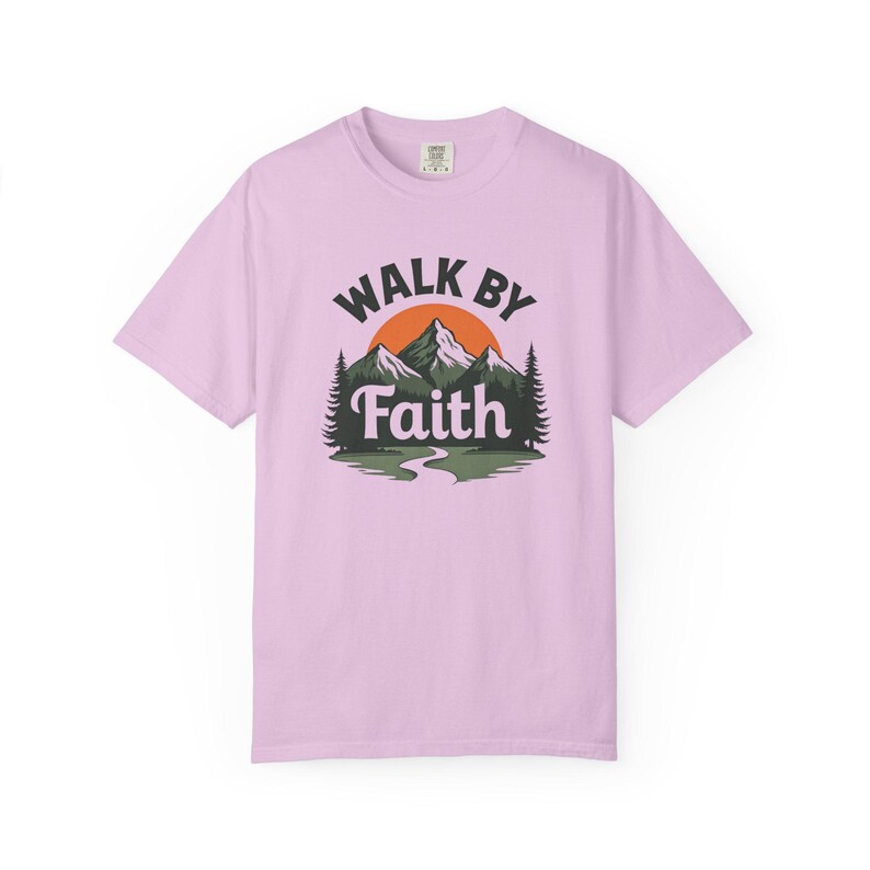 Walk By Faith Shirt — Christian Mom Shirt Homeschool Mom Comfort Colors Tee Gift for Her image 11