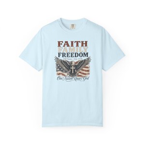 Amerika 250 Erb-Shirt - Christliche Mutter Shirt Vaterländische Schule Komfort Farben T-Shirt Geschenk Bild 5