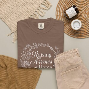 Raising Arrows at Home Shirt — Christian Mom Shirt Homeschool Mom Comfort Colors Tee Gift for Her image 7