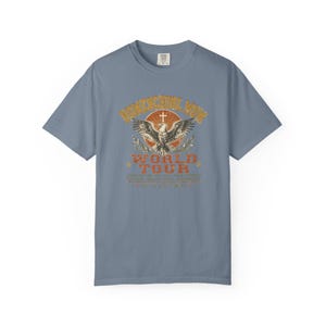 Homeschool Mom World Tour Shirt — Christian Mom Shirt Homeschool Comfort Colors Eagle Graphic Tee image 11