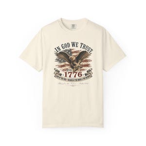 In God We Trust Shirt — Christian Mom Shirt Patriotic Homeschool Comfort Colors Tee Gift for Her image 17