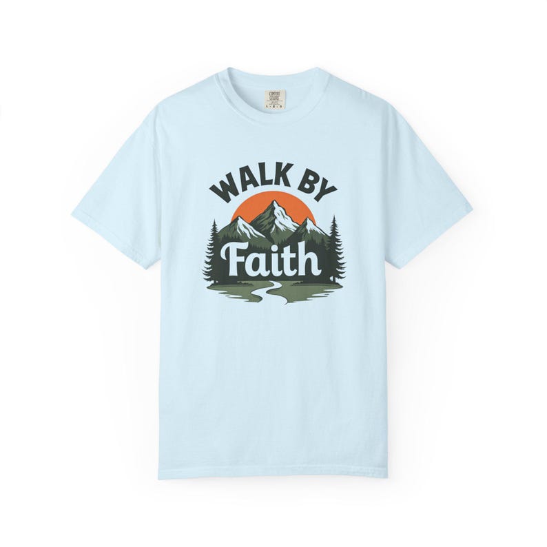 Walk By Faith Shirt — Christian Mom Shirt Homeschool Mom Comfort Colors Tee Gift for Her image 9